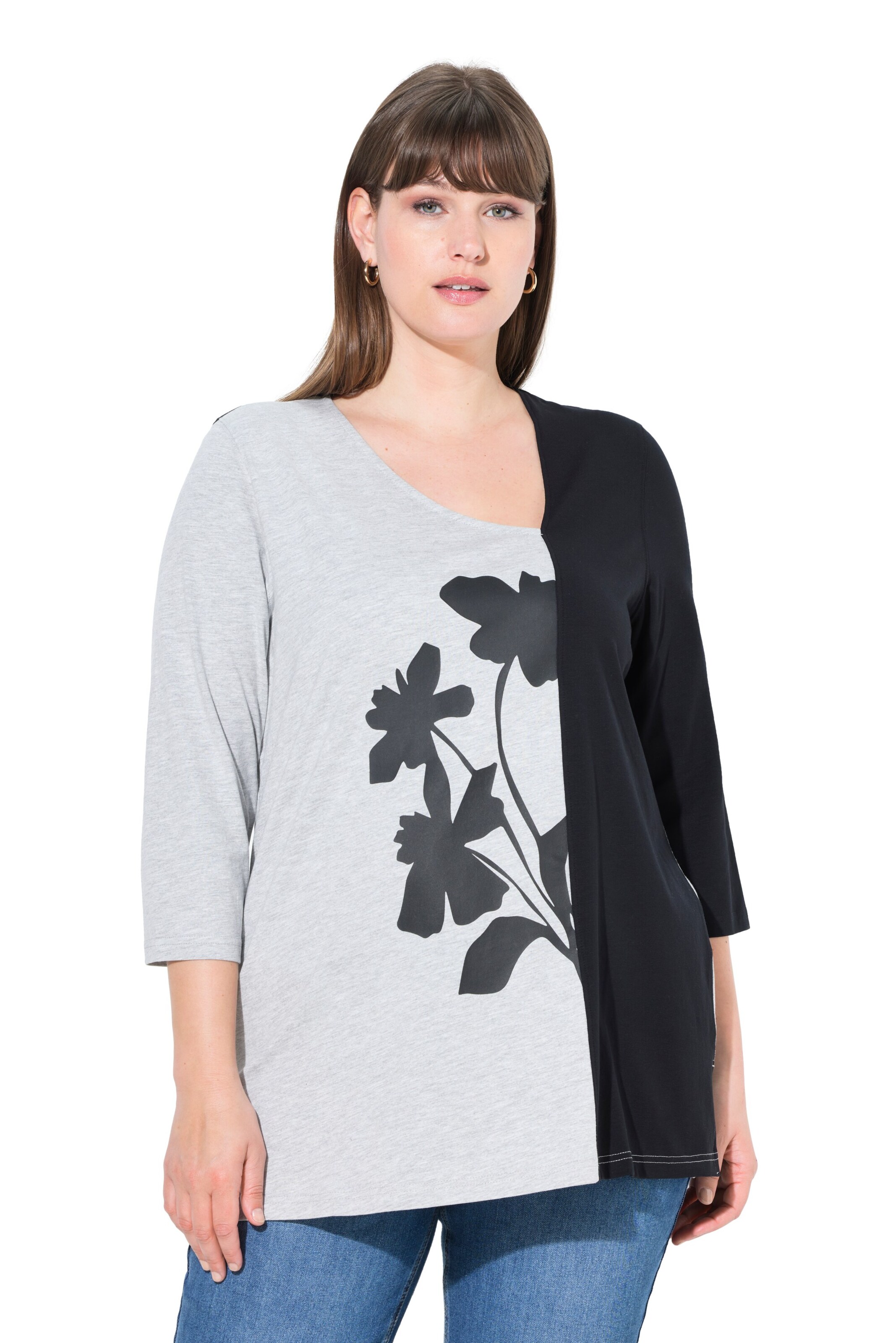 Ulla Popken Shirt in Grey: front
