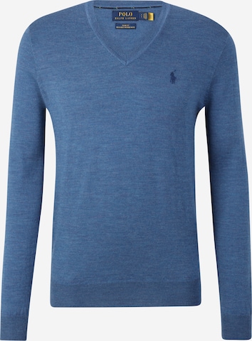 Pull-over Polo Ralph Lauren en bleu : devant