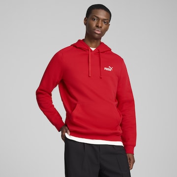 PUMA Sportsweatshirt 'Essentials No. 1' in Rood: voorkant