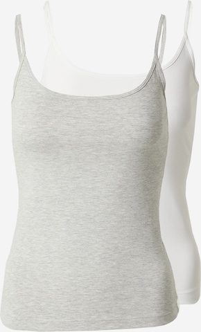 WEEKDAY Top | siva barva: sprednja stran