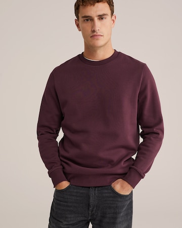 WE Fashion Sweatshirt in Purple: front