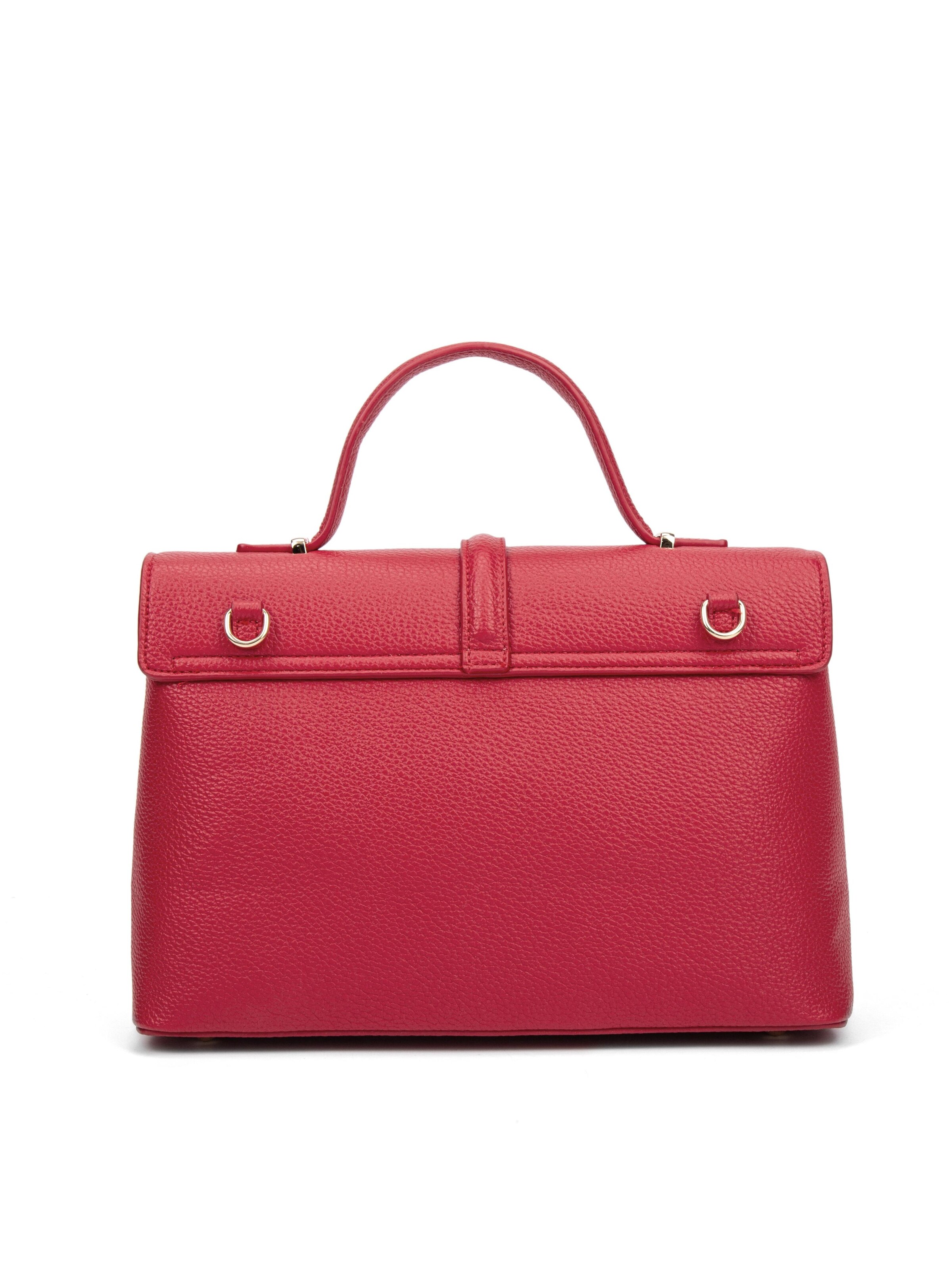 Borsa a mano 'Borsa a Mano Donna Pelle Vegana PU con Girello e Tracolla Rimovibile' di Diana&Co. in rosso