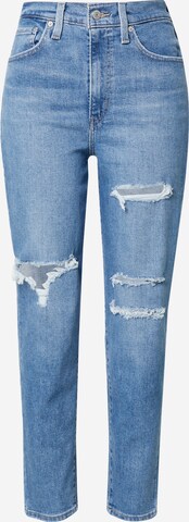 LEVI'S ® Jeans 'High Waisted Mom Jean' in Blauw: voorkant