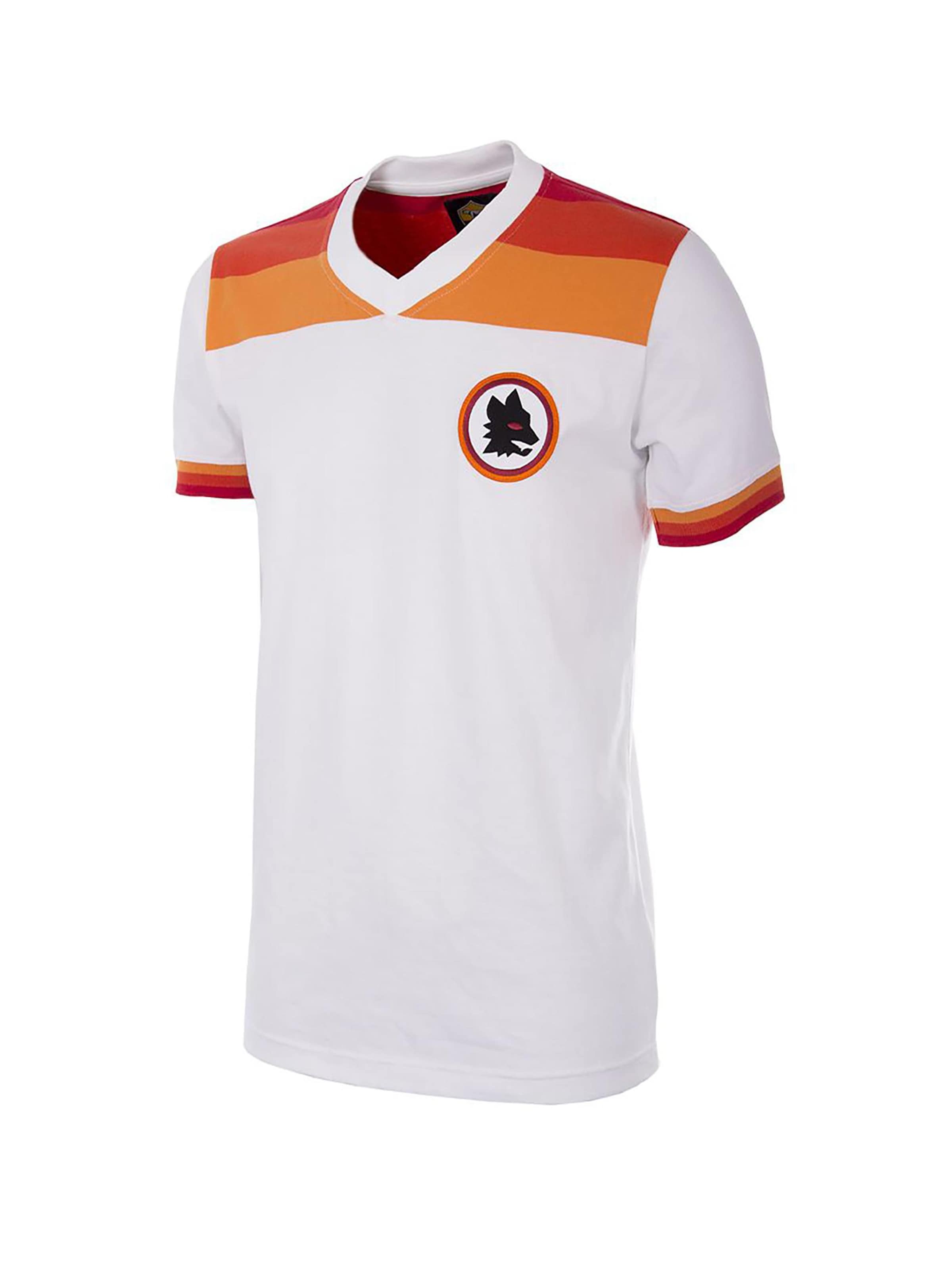 Copa Trikot 'Retro AS Roma 1978/79'‌‌ in Weiß: Vorderseite