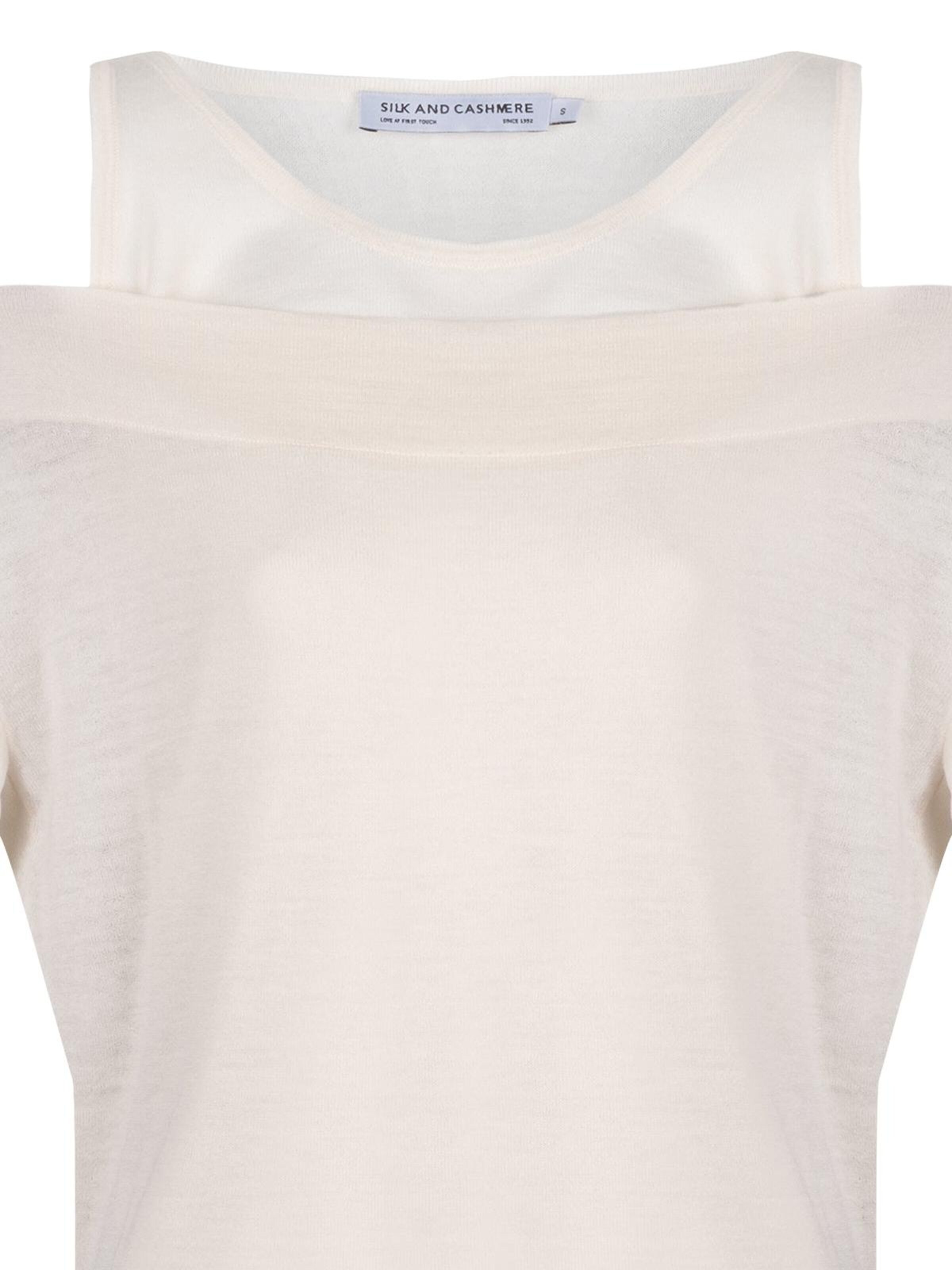 Chemisier SILK & CASHMERE en blanc