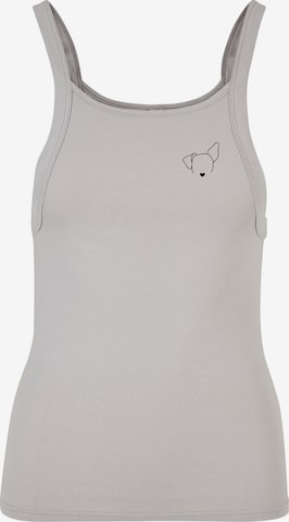 Urban Classics Top 'Dog' in Grau: Vorderseite