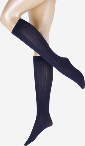 Gambaletto 'Freja' di Swedish Stockings in blu: frontale