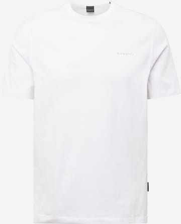 balta bugatti Marškinėliai: priekis