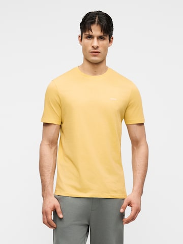 T-Shirt 'Dero' HUGO en jaune : devant