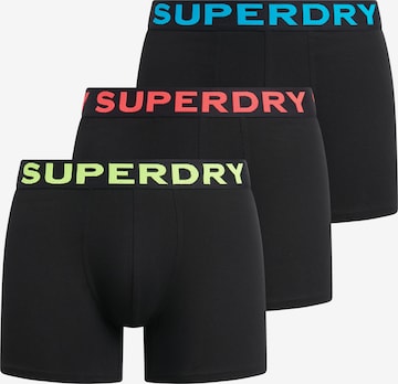 Boxers Superdry en noir : devant