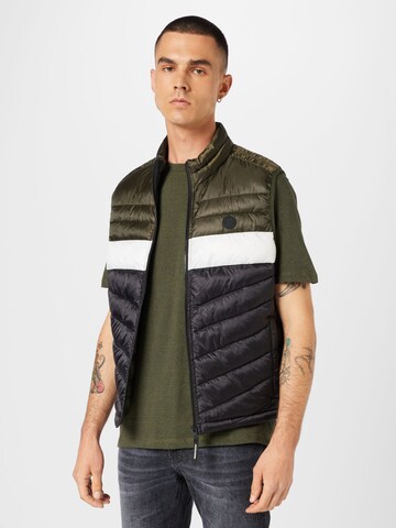 Gilet 'Hero' JACK & JONES en vert : devant