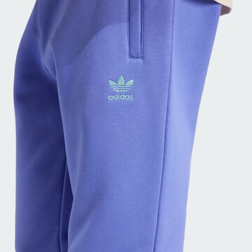 ADIDAS ORIGINALS Tapered Trousers 'Trefoil Essentials' in Blue