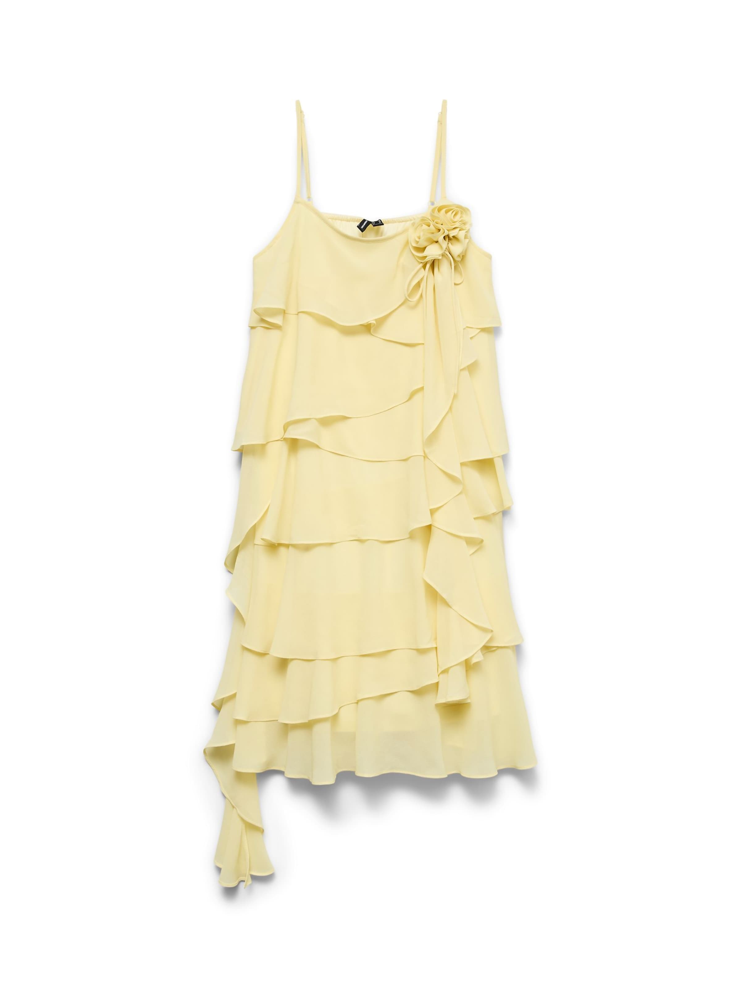 VERO MODA Kjole 'VMADALYN' i gul: forside