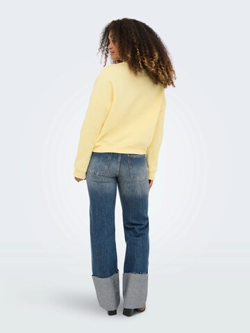 ONLY Sweatshirt in Yellow