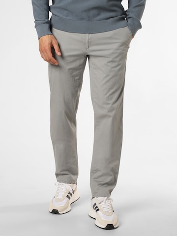 Regular Pantalon chino 'Fabio' BRAX en gris : devant