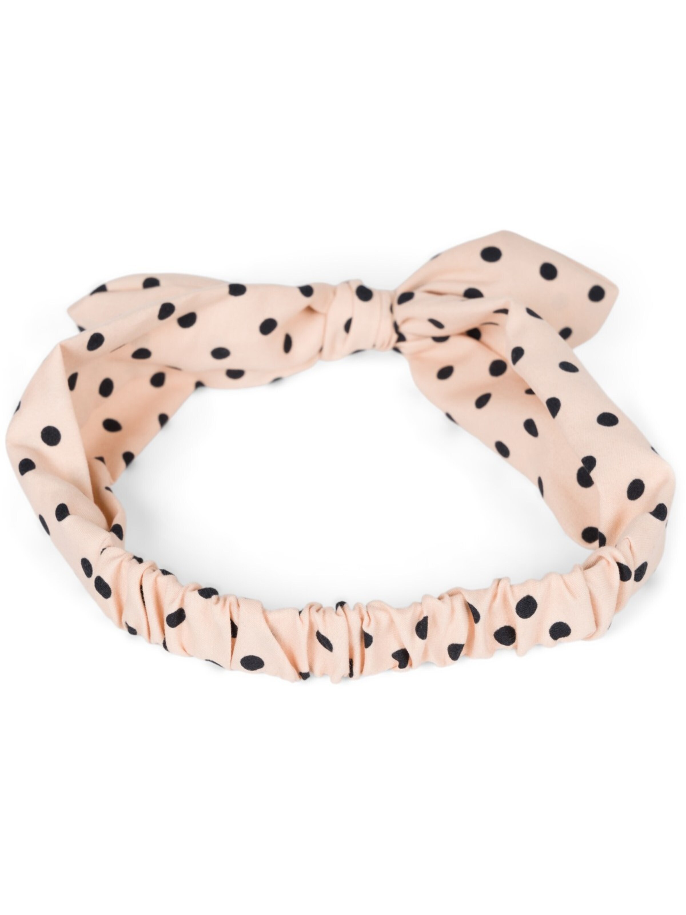 styleBREAKER Haarschmuck 'Haarband mit Punkte Muster und Schleife'‌‌‌‌‌‌‌‌‌‌ in Beige