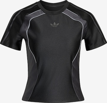 ADIDAS ORIGINALS T-Shirt 'TEAMGEIST SLIM' in Schwarz: Vorderseite