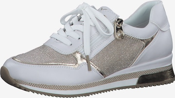 MARCO TOZZI Sneakers low i hvit: forside