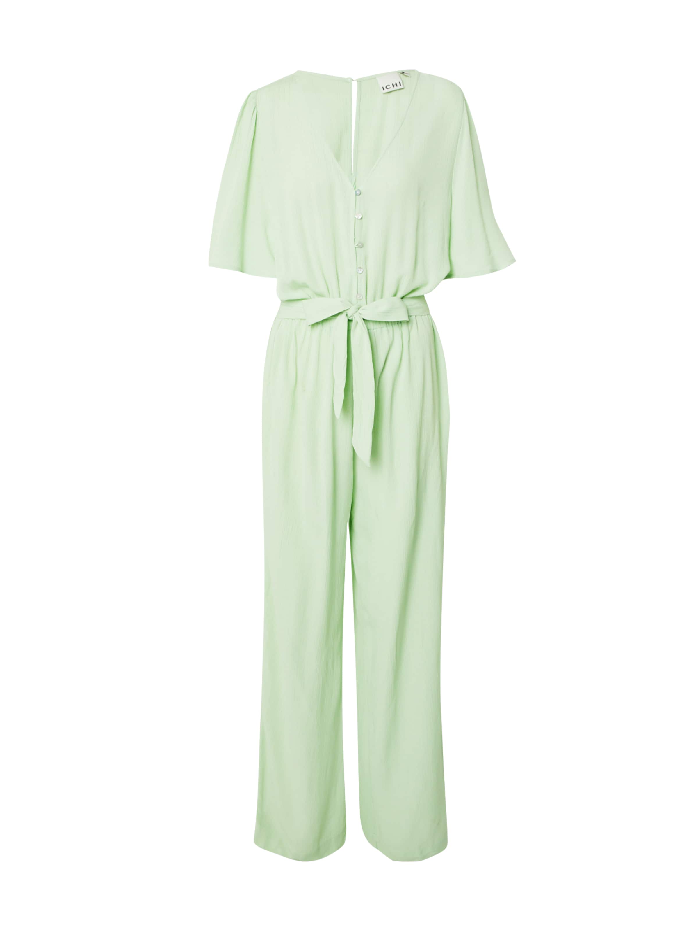 ICHI Jumpsuit 'MARRAKECH' in Green: front