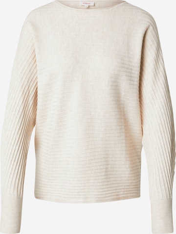Pull-over s.Oliver en beige : devant