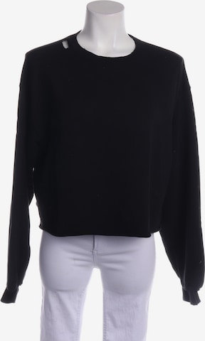FRAME Sweatshirt & Zip-Up Hoodie in S in Black: front