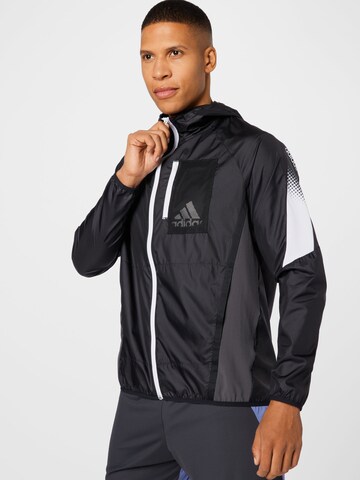 ADIDAS SPORTSWEAR Športna jakna 'Seaso' | črna barva: sprednja stran