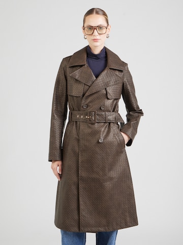 GUESS Between-Seasons Coat 'CARMEN' in Brown: front