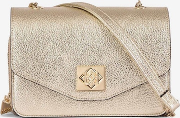 Kazar Crossbody Bag in Gold: front