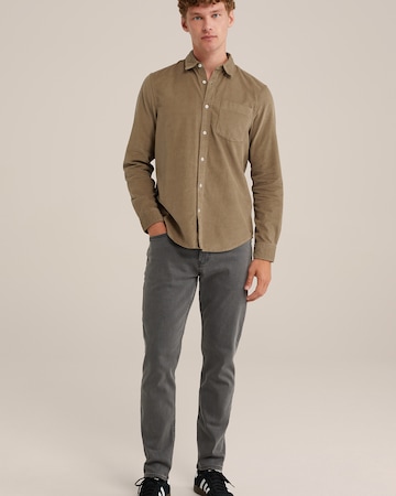 Coupe regular Chemise WE Fashion en vert