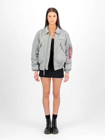 ALPHA INDUSTRIES Vinterjakke 'CWU-45 Heritage' i sølv: forside