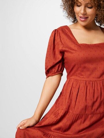 Robe 'Sina' ABOUT YOU Curvy en marron