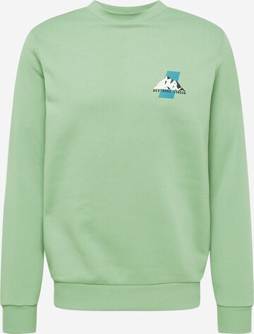 WESTMARK LONDON Sweatshirt 'WINTER' i grøn: forside