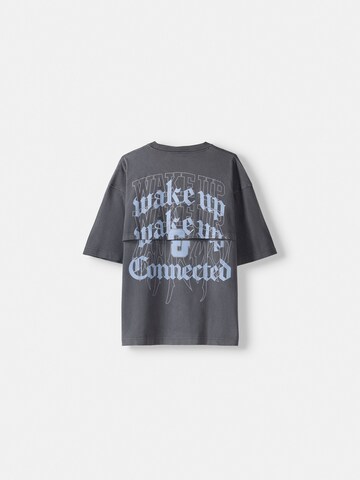 T-Shirt Bershka en gris