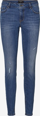 VERO MODA Skinny Fit Дънки 'Lydia' в синьо: отпред