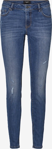 VERO MODA Skinny Jeans 'Lydia' in Blau: predná strana