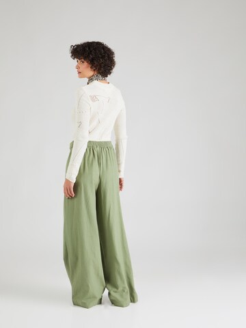 Loosefit Pantalon à pince 'MINIDI' PIECES en vert