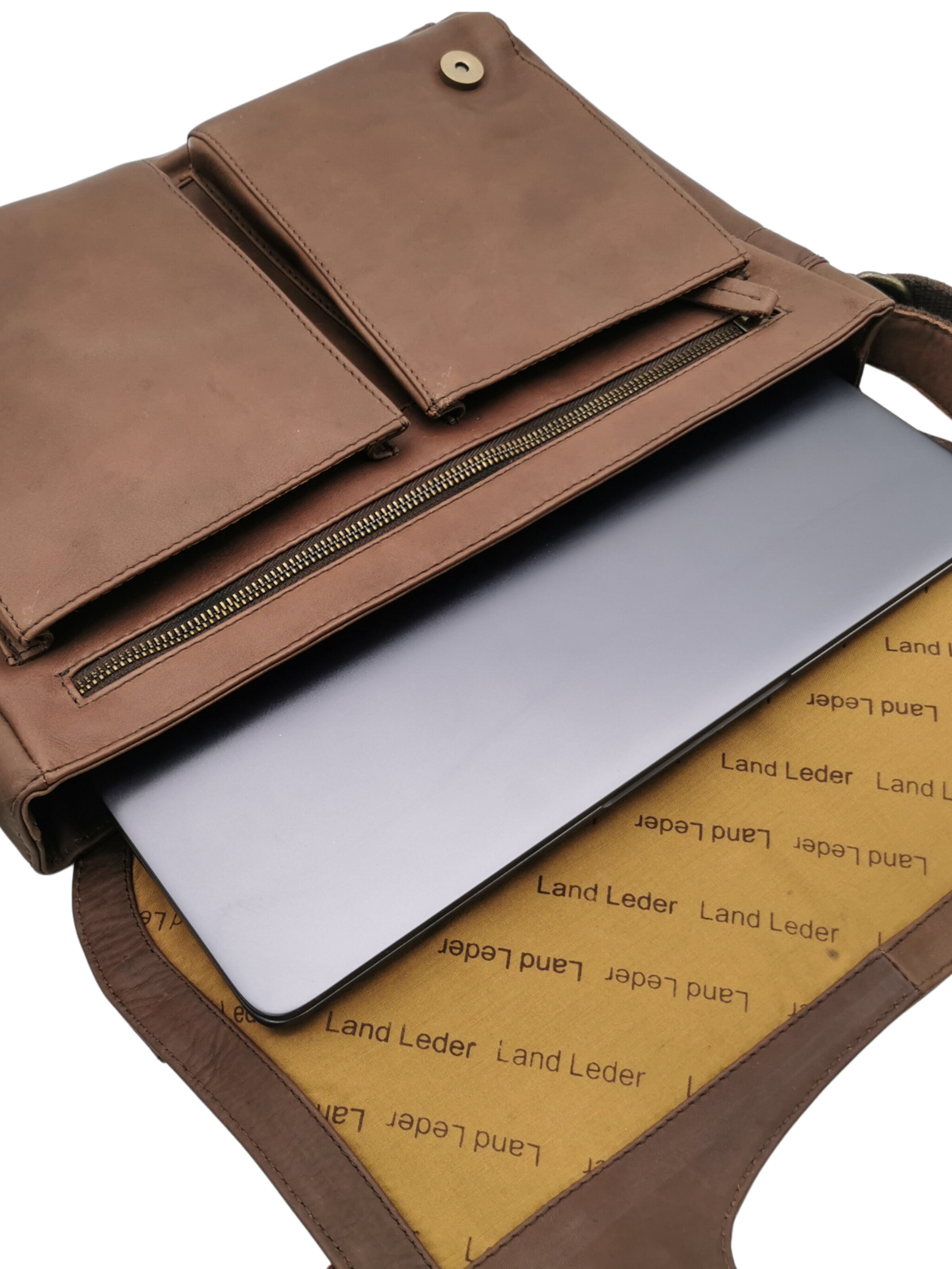 LANDLEDER Laptoptasche‌‌‌‌‌ in Braun