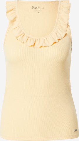 Pepe Jeans - Top 'DORINA' en amarillo: frente