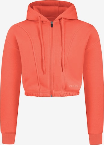 Veste de survêtement 'Elma' Smilodox en orange : devant