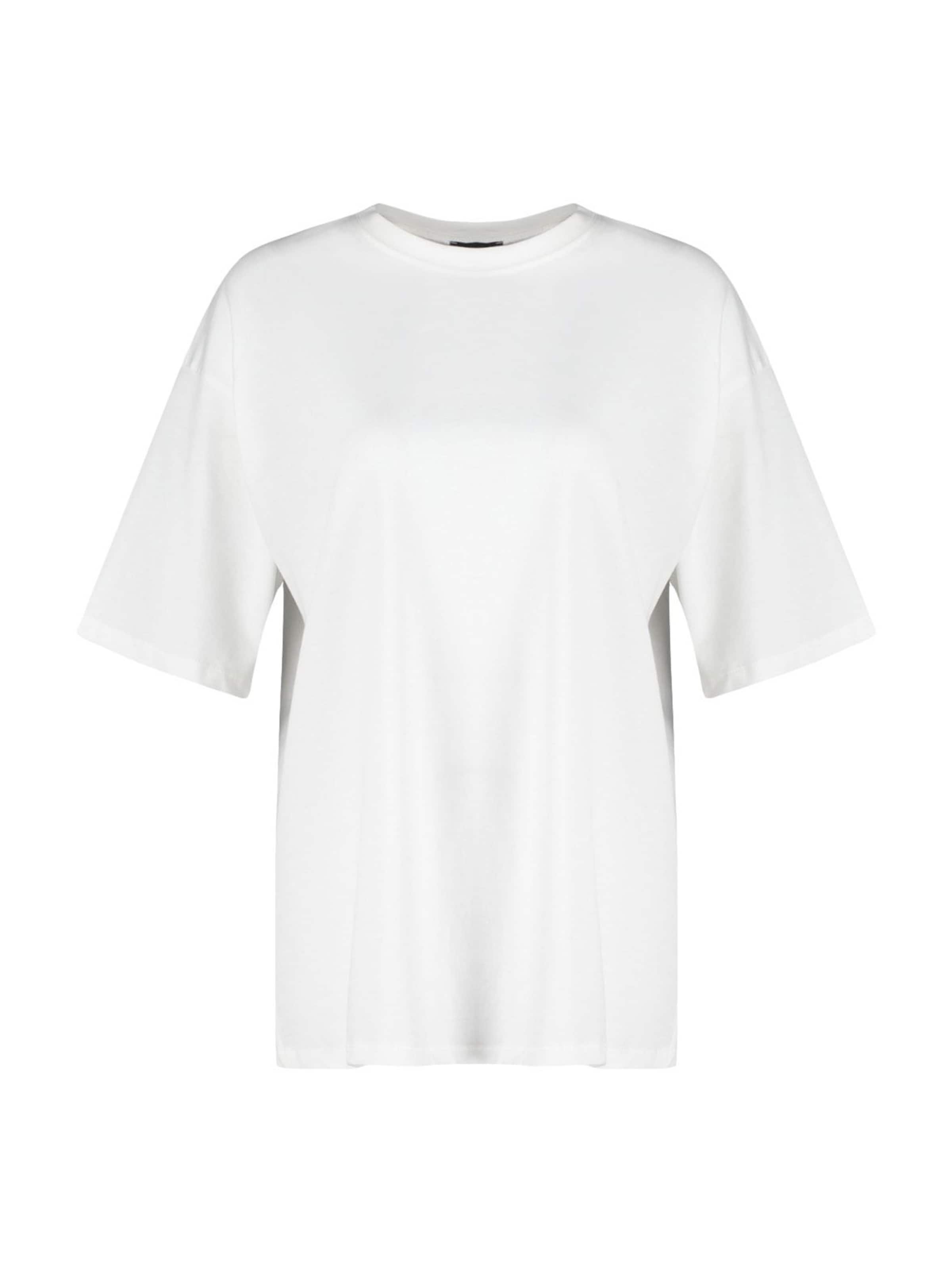 Trendyol Oversized Shirt in White: front
