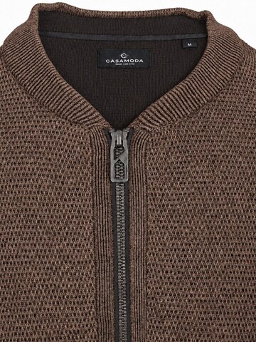 CASA MODA Knit cardigan in Brown