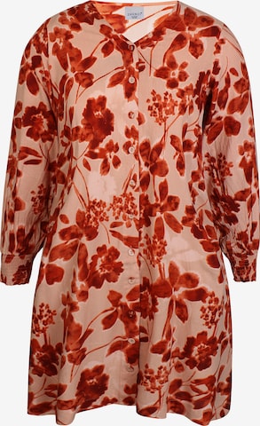 Zhenzi Jurk 'Kiara 1462' in Rood: voorkant