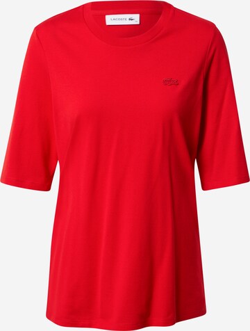 LACOSTE Shirt in Rood: voorkant