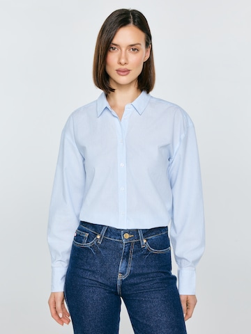 BIG STAR Blouse 'Goplo' in Blue: front