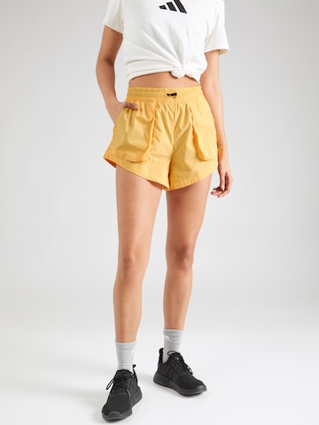 ADIDAS SPORTSWEARregular Sportske hlače 'CARSH' - žuta boja: prednji dio