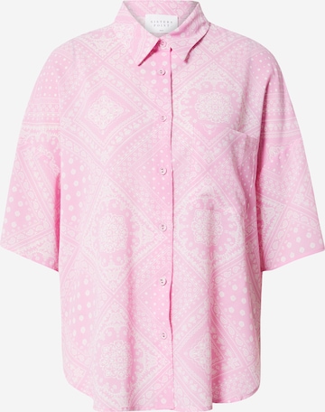 SISTERS POINT Blouse 'ELLA' in Roze: voorkant