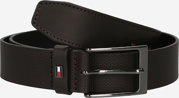 TOMMY HILFIGER Riem 'LAYTON' in Bruin: voorkant