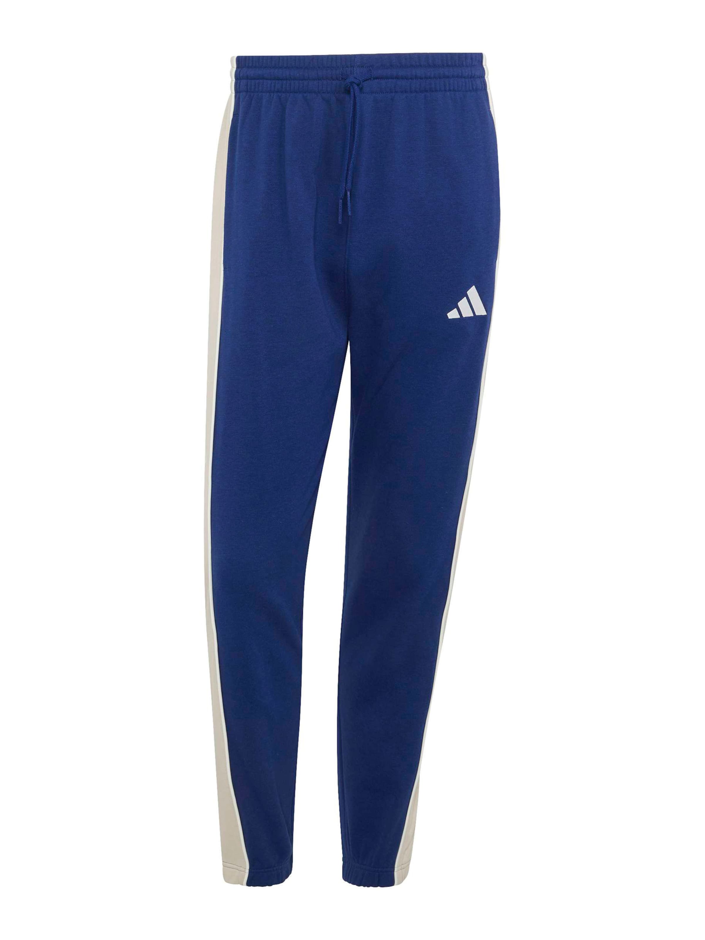 ADIDAS SPORTSWEAR Tapered Workout Pants in Blue: front