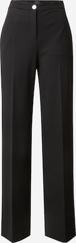 Loosefit Pantalon à pince 'Tilda7' BOSS en noir : devant