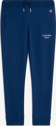 Calvin Klein Jeans Regular Broek 'Stack' in Blauw: voorkant